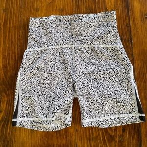 Lululemon Floral Bike Shorts